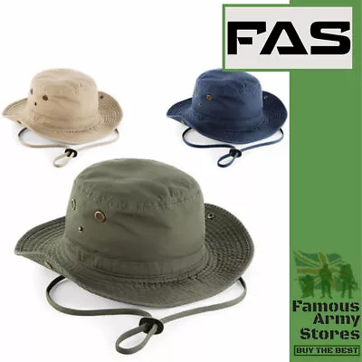 £13.99 • Buy Unisex Mens Ladies Outback Hat Sun Protection Holiday Aussie Safari Brim Bush