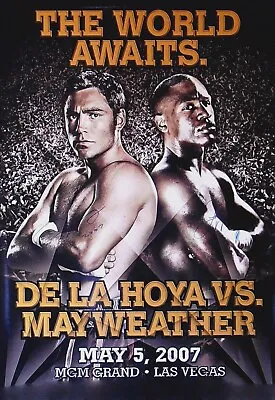 Floyd Money Mayweather VS Oscar De La Hoya Fight Boxing POSTER PRINT 11x16 • $14.99