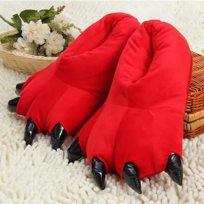 Funny Claw Slippers Novelty Monster Feet Sizes 3 To 14 UK  XMAS GIFT MENS LADIES • £13.14