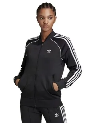 $49.95 • Buy Adidas Originals Primeblue Superstar Womens Jacket Size XS Or 6 Black GD2374