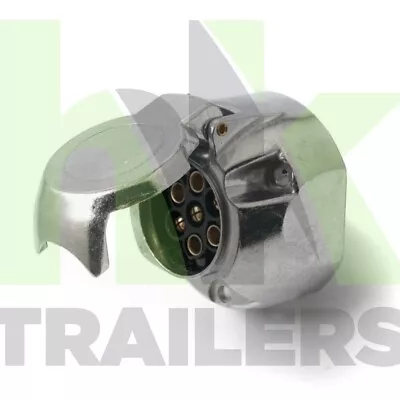 Metal 7 Pin Trailer Socket 12N 12V Female Trailers Maypole • £6.68