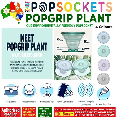 $24.50 • Buy PopSockets Pop Socket Plant Eco Green Friendly Premium Phone Stand Holder