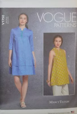 Vogue Pattern - V1750 - Misses' Tunic And Dress • $14.99