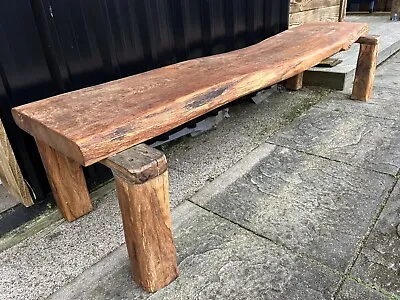 Rustic Oak Bench • £125