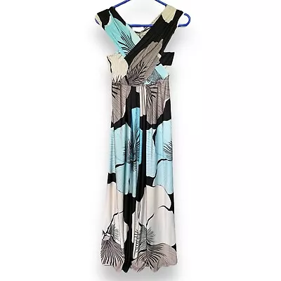 Marks And Spencer Maxi Dress Size 12 - Cross Front - Flattering - Summer Spring • £18