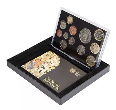 2009 Royal Mint United Kingdom Proof Set - Flat Case - Deluxe Coin Collection • £379.99