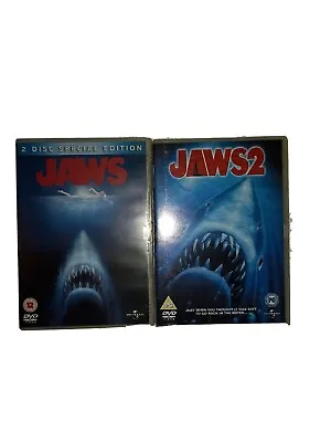 £5 • Buy Jaws 1 And Jaws 2 Dvd Movies