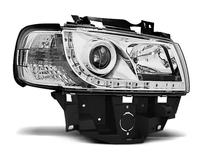 Forlygter LED DRL Se Efter For VW T4 96-03 BUS Daylight Chrome Free Ship LPVWB5W • $428.23