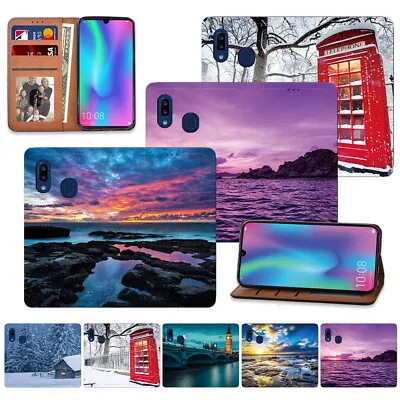 Leather Wallet Stand PU Case Phone Cover Fit Samsung Galaxy A12 A13 A22 A52 A71S • £3.59