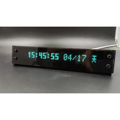 VFD Clock Flip Clock Timing Reminder Manual Or Automatic Brightness Adjustment- • $38.06