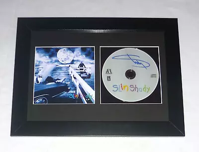 Eminem The Slim Shady LP Mounted And Framed Signature CD Black Frame Signed • $69.99