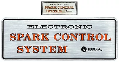 $19 • Buy 1977-83 Mopar Electronic Spark Control Air Cleaner Decal BEST Available Like NOS
