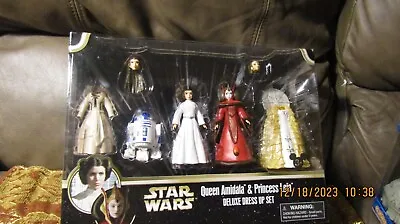 ©2016 Star Wars Disney Parks Queen Amidala Princess Leia Deluxe Dress Up Set NOS • $19.95