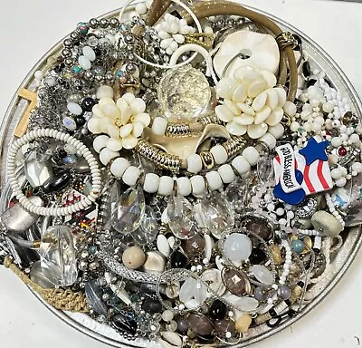 Jewelry 1 LB WEARABLE Bulk Lot Estate Vintage To Modern Costume- LOOK • $19.88