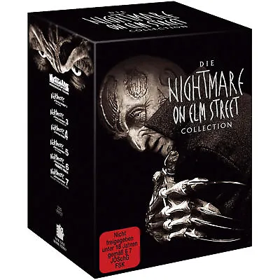 Complete Collection A NIGHTMARE ON ELM STREET Freddy Krüger Teil 1 - 7 DVD Box • £25.88