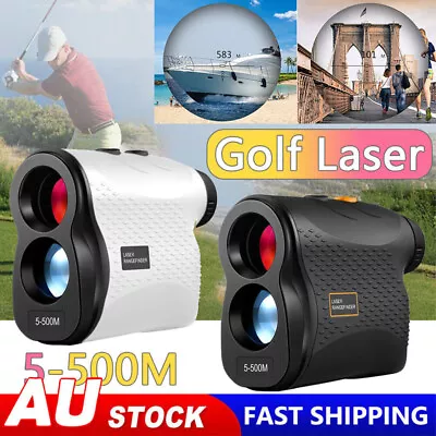 500M Golf Laser Range Finder Hunting Rangefinder Flagpole Distance Height Speed • $70.85