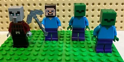 4 X Lego Minecraft Minifigures • $29.95