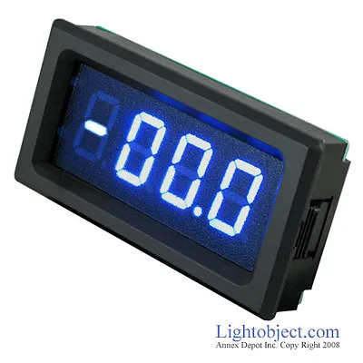 Mini 3 Digit Blue LED DC 100V Voltage Volt V Meter • $11.50