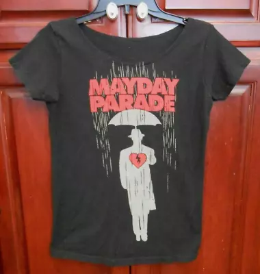 MAYDAY PARADE Band Concert Tour Black Graphic T-Shirt VINTAGE Please Read • £7.71