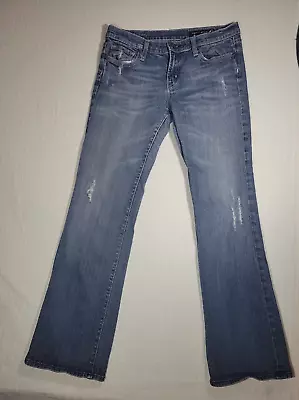 Vigoss Jeans Juniors 11 Boot Cut Stretch Mid Rise Distressed • $18.98