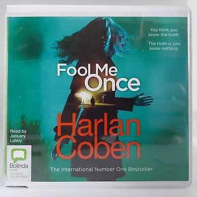 Audiobook-  Fool Me Once By Harlan Coben - 9CDs Unabridged Talking Book  • £7