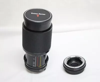 Vivitar Series 1 70-210mm F/3.5 Macro Focusing Zoom VMC With Adapter MD-EOS • $55