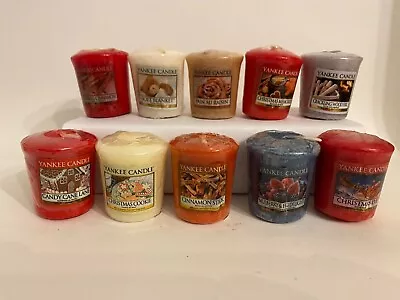 Ten Yankee Candle (old Logo) Samplers/Votives (S49) • £0.99