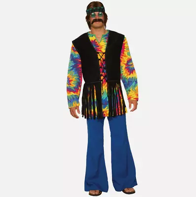 Hippie Tye Dye Dude Men's Halloween Costume • $29.99