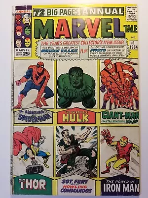 Marvel Tales 1 Annual 72 Big Pages Silver Age 1964 • $349.99