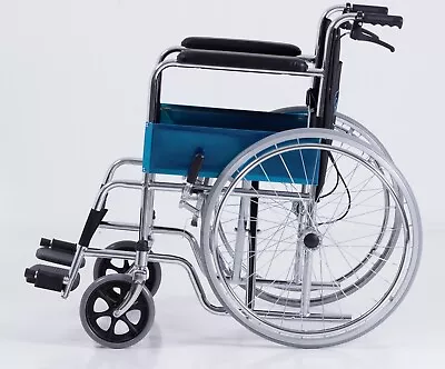 Brand New Portable Folding Wheel Chair Wheelchair Lightweight Mobility Aid • $189