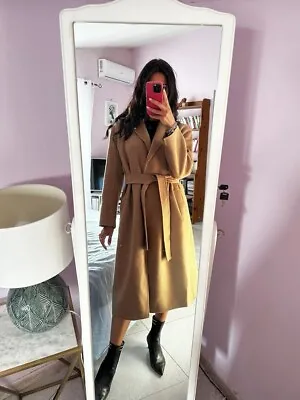 Camel Belted Long Coat • £24