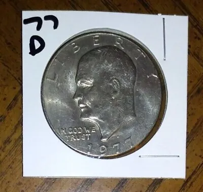 $3.97 • Buy 1977 - D Mint - Eisenhower  Ike  One Dollar Coin - $1 USD 