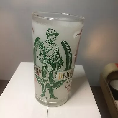 1969 Kentucky Derby Official Frosted Mint Julep Glass Churchill Downs • $15