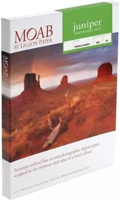 Moab Juniper Baryta Rag 305 Paper | 13 X 19  25 Sheets • $128.99