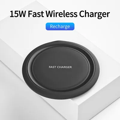Qi Wireless Charger FAST Charging Pad For IPhone 13 12 11 Pro Samsung S21 S20 AU • $14.99
