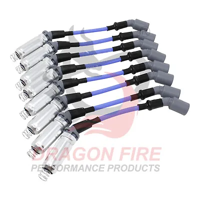 DRAGON FIRE 8.5mm Low Ohm Spark Plug Wire Set For 1999-2019 Chevrolet GM LS V8 • $59.95