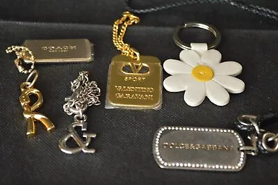 Authentic LV COACH Roberta VALENTINO GARAVANIDolce&Gabban Charm Keychain Set • $96.91