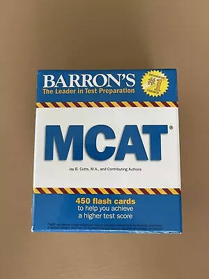 Barron's Test Prep Ser.: MCAT Flash Cards By Jay B. Cutts (2015 CardsFlash... • $13