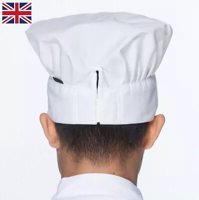 Chef Hat Baker Professional Restaurant Cafe Hotel Work Wear Kitchen Chef Cap UK • £2.79