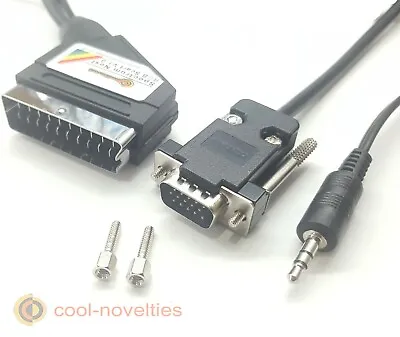 ZX Spectrum Next RGB Analog Scart TV Cable - High Quality Lead • £14.99