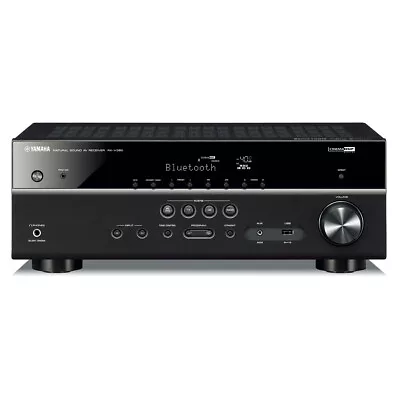 Yamaha RX-V385BL 5.1 Channel AV Receiver With YPAO Automatic Room Calibration • $349.95