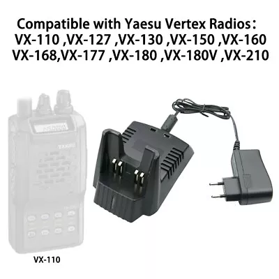 Li-ion Battery Charger VAC-10 For YAESU VERTEX FT-60R Two Way Radio • $28.99