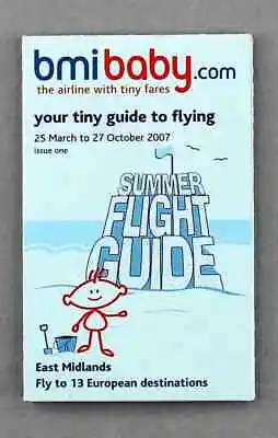 £14.95 • Buy Bmi Baby Airline Timetable Summer 2007 East Midlands Issue 1