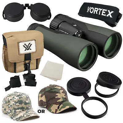 Vortex Optics Crossfire HD 12x50 Green Binocular CF-4314 With Free Hat Bundle • $179