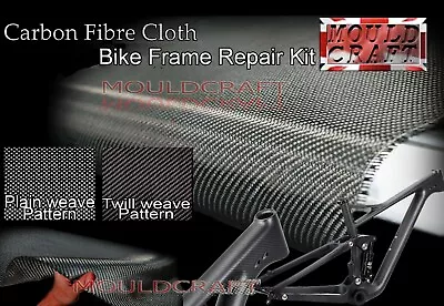 MOULDCRAFT  Genuine Carbon Fibre Mountain Bike Frame Repair Kit Road Triathlon • £29.99