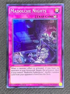 Madolche Nights  MP14-EN051 Super Rare 1st Edition Yugioh Card • $7.36