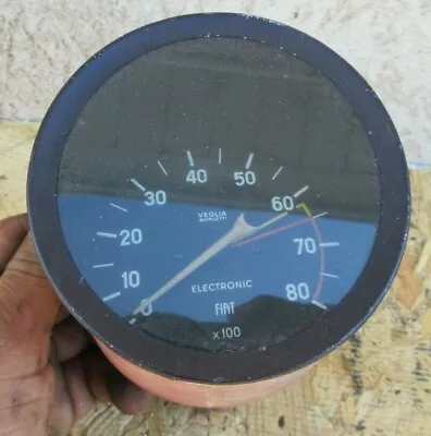 Vintage Fiat 124 Speedometer Gauge Spider Ferrari Maserati VEGLIA BORLETTI 11 • $159.20