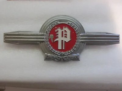 Vintage 1839-1930's Pierce Mark Bath Heating Emblem Decal Metal Appliance Rare • $84