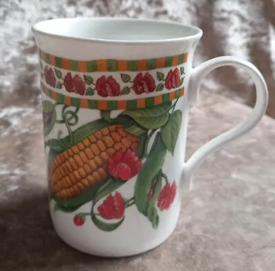 Sadler Wellington Fine Bone China Mug England Vegetable Sweetcorn Onions Vintage • £11