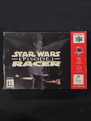 GENUINE Boxed Star Wars Episode 1 Racer N64 • $89.99